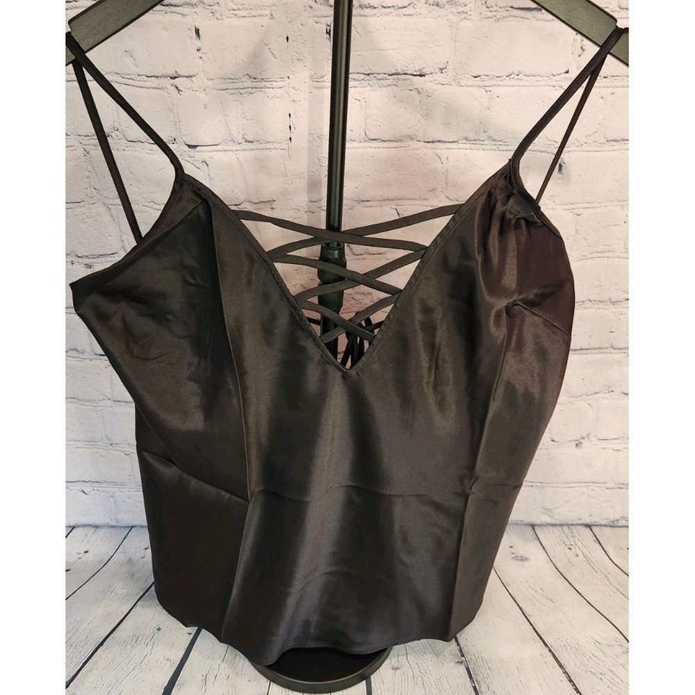 2 Piece Fredericks of Hollywood, Satin Lattice PJ Set, Cami And Bottoms‎ 3X NEW - Picture 3 of 10